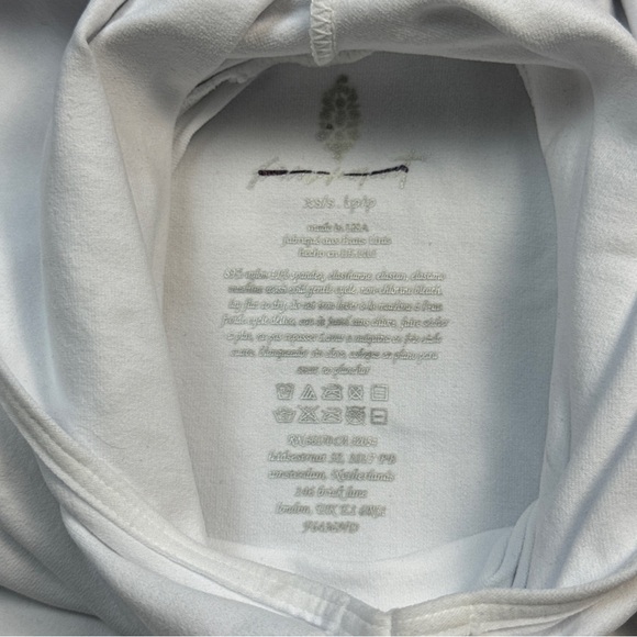 Free People White‎ Good Karma Pullover Long Sleeve Hoodie Size XS/S Women - Picture 7 of 10